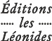 Logo Éditions les Léonides